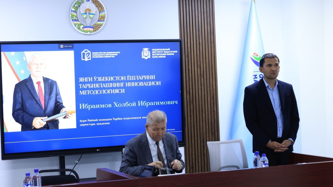 O‘zbekiston fanlar akademiyasi akademigi, taniqli olim Ibraimov Xolboy Ibragimovich ishtirokida "Yangi O‘zbekiston yoshlarini tarbiyalashning innovatsion metodologiyasi" mavzusida mahorat darsi