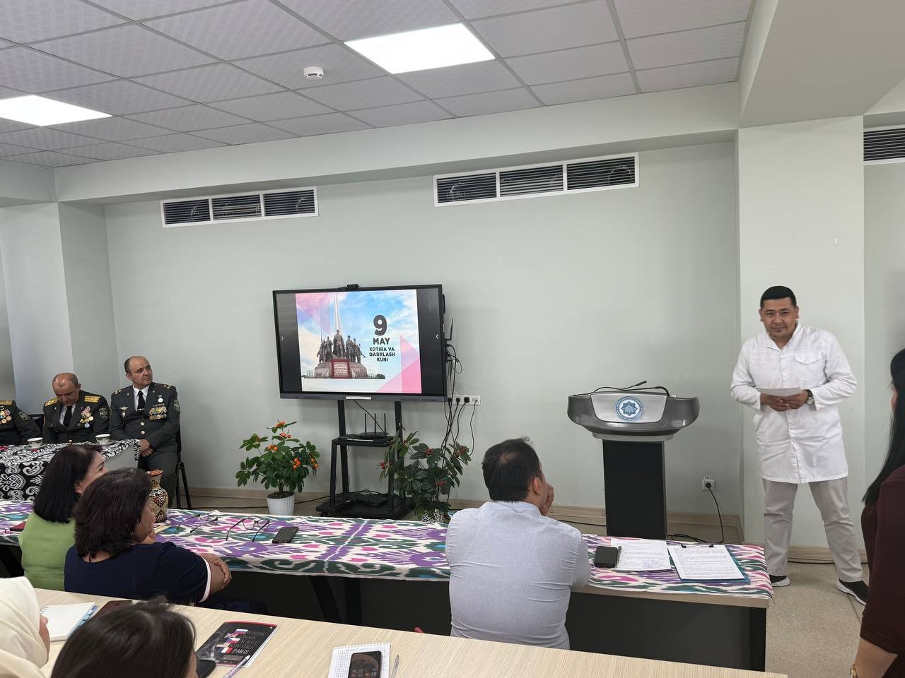Toshkent davlat tibbiyot universiteti huzuridagi tarmoq markazida 9-may "Xotira va qadrlash kuni"